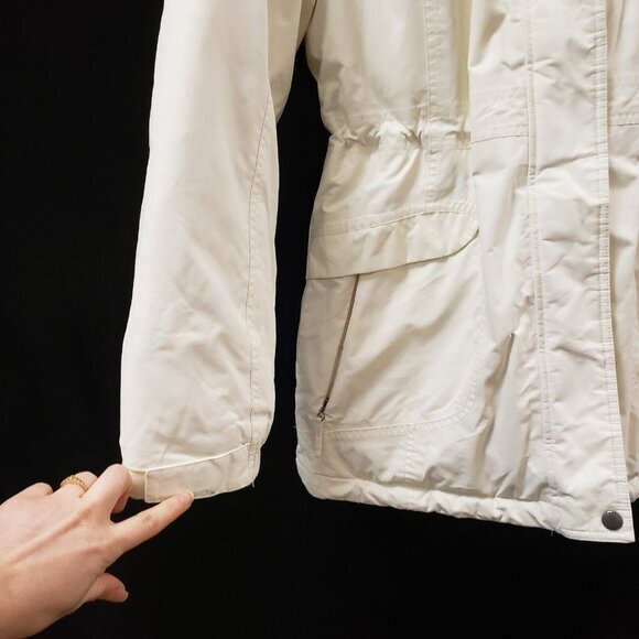 Eddie Bauer Womens Weatheredge Goose Down Jacket Size S Skiing Winter Neutral - Picture 6 of 15